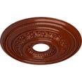 thumbnail image 3 of Ekena Millwork 17 5/8"OD X 3 5/8"ID X 1 7/8"P Orleans Ceiling Medallion (Fits Canopies up to 4 5/8"), Hand-Painted Firebrick, 3 of 7