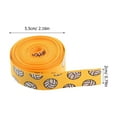 thumbnail image 7 of OUNONA Yellow Volleyball Ribbon Polyester Craft Ribbon for Clothing Decoration, Crafts, Sewing, and Projects, 7 of 7