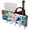 Multicolor 1, variant on PhooArto Key Holder for Wall Decorative with 5 Key Hooks, Forest Rainbow Mushroom Painting Holders Wall Mount Organizer with Mail Key Rack, Self Adhesive