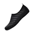 thumbnail image 3 of Barefoot Shoes for Women Lightweight Flexible Breathable Slip-On Walking Hiking Sneakers with Wide Toe Box Non-Slip Sole Ideal for Daily Commute Trail Hiking Running Water Activities,Black 43, 3 of 4