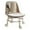 Grey, variant on Acrylic Rolling Stool with Backrest Ergonomic Low Pulley Chair for Home Salon Garage Cleaning and Laundry Tasks