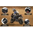 thumbnail image 5 of Dapmiu Quiet 4-Stroke Kids Motorcycle - Diaphragm Carburetor No Leakage, Hydraulic Suspension & Comfortable Seat Cushion Black, 5 of 8