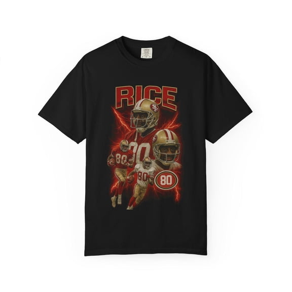 Retro Jerry Rice T-Shirt Vintage Bootleg Style Football Tee