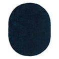 thumbnail image 3 of Unique Loom Solid Shag Collection Area Rug (7' 10" x 10' Oval Sapphire Blue/Navy Blue), 3 of 7