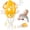 Yellow, variant on Lvelia Electric Crawling Octopus Toy, Tummy Time Dancing Squid, Crawling Octopus Baby Toy, USB Rechargeable(Green)