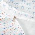 thumbnail image 4 of Erosebridal Blue Bows Duvet Cover Set For Bowknot Girl,Chic Princess Bowtie Bedding Full 3-Piece,No Comforter,Reversible, 4 of 6