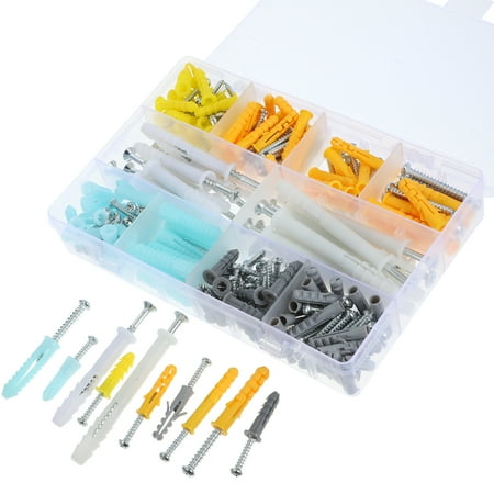 

Self-tapping Screw Set Heavy Duty Drywall Anchors Plugs and Screws Kit Metal Drilling Picture Bolt