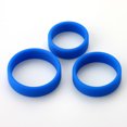 thumbnail image 4 of LeLuv Flat Band-Style Cock Ring | 8mm/43mm/48mm Blue (3 Pack), 4 of 5