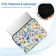 thumbnail image 2 of FORMRS 13-13.3 inch Laptop Sleeve Case Soft Carrying Quilted Computer Bag Cover, Blue Wildflower Pattern, 2 of 7
