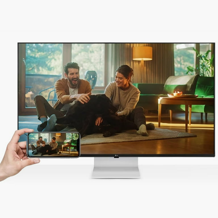 LG 42.5 inch WIDE 4K HDR IPS Smart Monitor 43SQ700S with Built-in