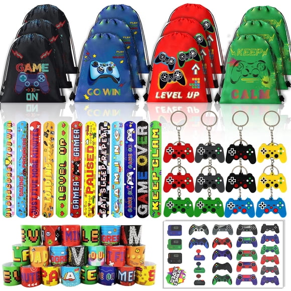 Videojuego Party Favors Bluegogo de 61 unidades con bolsas para niños
