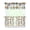 White-128, variant on Kids Cartoon Car Kitchen Curtain Set - Construction Vehicle Tier and Valance with Truck, Fire Engine, Excavator, Tractor Print - Light Filtering Window Drapes for Nursery, Kitchen, Small Room