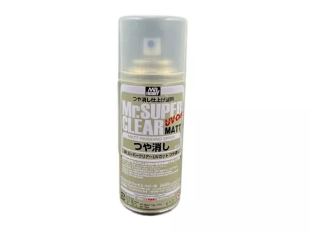 Mr. Hobby Mr. Super Clear UV Cut Flat/Matt 170mL Spray