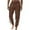 A-Brown2150, variant on Lace Up ed Jogger Pants for Men Solid Drawstring Waist Trousers Street Daily Casual Wear