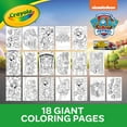 Crayola Paw Patrol Giant Coloring Book Pages, 18 Coloring Pages, Gifts ...