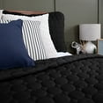 thumbnail image 6 of Southshore Fine Linens Oversized Quilt Bedding Set lightweight, soft coverlet bedspread 2-Piece with One matching sham , Black, Twin / Twin XL, 6 of 6