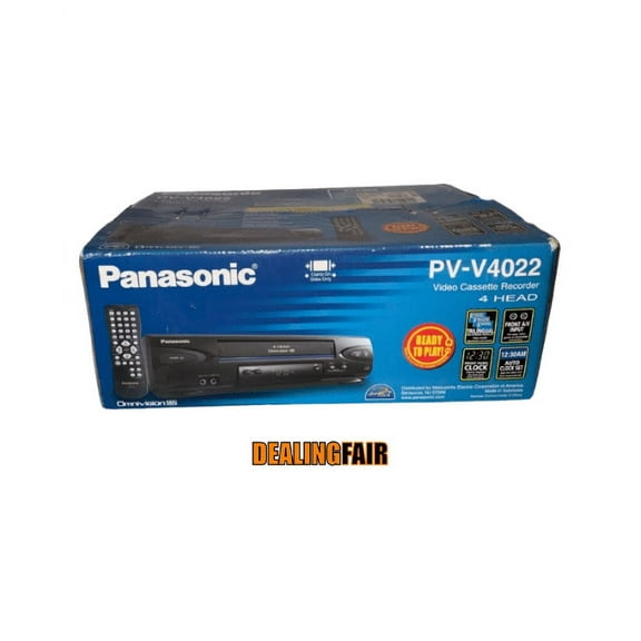 New Panasonic PV-V4022 4-Head VCR