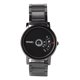 thumbnail image 1 of Reloj de pulsera de cuarzo Sin correa redonda de acero inoxidable negra, 1 of 10