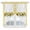 Yellow, variant on Swag Valance Curtains for Windows, Sunflower Light Filtering Kitchen Curtains with Rod Pocket, Yellow Flowers Yellow Plaid Farmhouse Window Treatment Valances for Living Room, 28x36 - 2 PCS