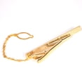 thumbnail image 4 of Conjunto de Gemelos Hugo Solapa Clip Oro para Hombre, 4 of 10