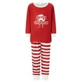 thumbnail image 2 of Hirigin Family Christmas Pajamas Matching Sets Long Sleeve Santa Letter Print Tops + Pants Set Holiday Sleepwear, 2 of 7