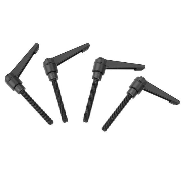 Noref Male Thread Clamp Handle, 4PCS Metal Machine Knobs Adjustable Fixing Handle M8 Male Thread, Adjustable Fixing Handle
