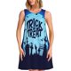 thumbnail image 1 of Fotbe Halloween Trick Or Treat Vestido de Verano sin Mangas para Mujer – Vestido Midi Línea A, Estilo Camiseta Floral, Vestido Playero Casual y Fluido, 1 of 7