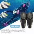 thumbnail image 4 of Keep Diving 2 Pieces Flipper Buckles Cave Draft Divers Flippers Plastic Clips Women Underwater Equipment Water Sports Kit Type 2, 4 of 6