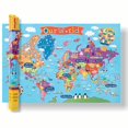 thumbnail image 1 of Kid's Wall Map, World, 24" X 36", 1 of 10