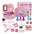 thumbnail image 1 of Kit Maquillaje Infantil Lavable 24 Piezas Juguete Xtellar rosa, 1 of 3