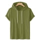 thumbnail image 1 of pstuiky camisetas de hombre, Camiseta deportiva informal de manga corta con capucha y cuello redondo para hombre camisetas de hombre l, 1 of 6