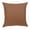 Brown, variant on 4 x 20 x 20 in. Red Solid Color Zippered Linen Throw Pillow - Set of 2