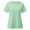 Green, variant on DTBPRQ Ruffle Lace Sleeve Tops for Women Short Sleeve V Neck T-Shirts Loose Casual tee top Flowy Blouse Shirts Top