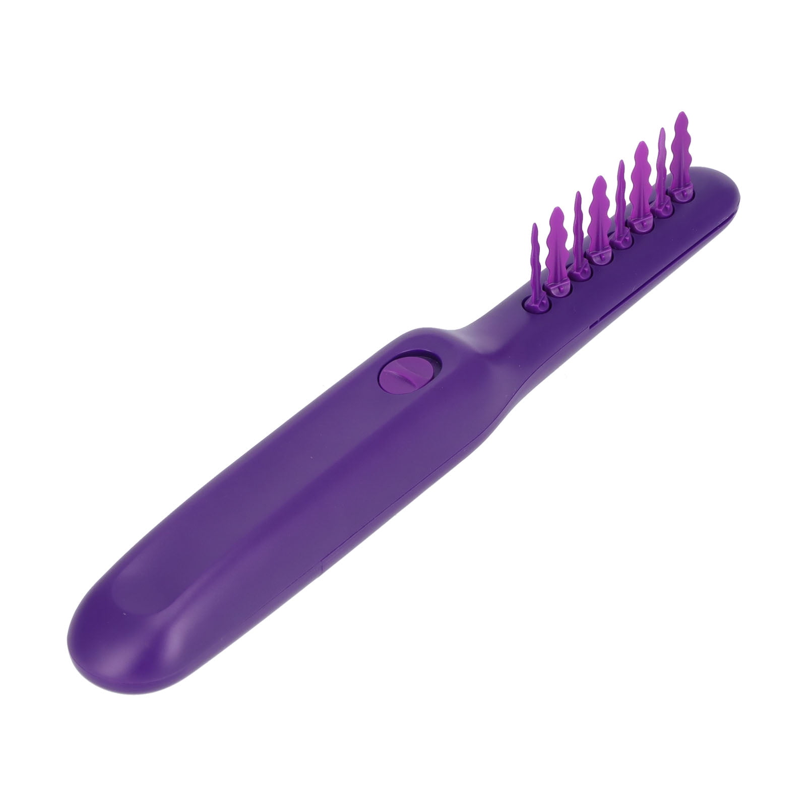 BOKYAN Detangling Brush Purple Anti Knotting Portable Rotatable Wet Dry Dual Use Hair Comb for Home 10.4 inches / 26.5 cm ABS Material No Battery Included