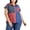 Americana Ditsy, variant on Style & Co Plus Size Printed Cotton Camp Shirt Rihanna White 0X