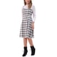 thumbnail image 2 of VESTIDO CON TIRANTES INSPIRADO EN CHIC para Mujeres, Cuello Cuadrado, Vestido Midi A-Line, XL Beige, 2 of 6
