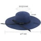 thumbnail image 3 of Sombrero de paja de ala ancha para mujer, sombrero flexible y plegable enrollable, sombrero de playa con protección solar UPF 50+ para verano$Sombrero de ala ancha para mujer, sombrero de, 3 of 7