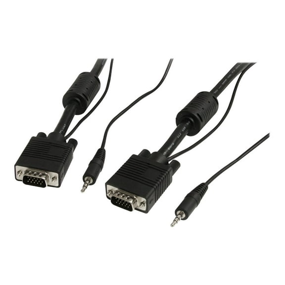 StarTech.com MXTHQMM25A 25 ft. Coax High Resolution Monitor VGA Cable with Audio