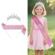 thumbnail image 2 of Glittering Headband And Shoulder Ribbon Set For Girls Birthdays 3 5 6 8 10 Years Old Party Costume Accessories Multicolor, 2 of 4