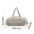 thumbnail image 3 of Bucket Luggage Bag Women's Travel Bag Waterproof Nylon Bag Versatile Shoulder Crossbody Gym Bag Large Capacity, 3 of 6