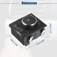thumbnail image 6 of Unique Bargains Car Headlight Switch Replacement Fit for Dodge for Ram 1500 2013 2014 2015 2016 2017 2018 Black, 6 of 6