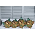 thumbnail image 2 of Ambesonne Colorful Throw Pillow Cover 4 Pack, Nanny Grandma Sage Owl, 24", Multicolor, 2 of 5