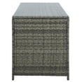 thumbnail image 5 of SAFAVIEH Oliveira Outdoor Patio Cushion Box, Grey Brown/White, 5 of 14