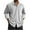 White, variant on GigrtiJin Mens Vintage Shirt Solid Color Cable Knitted Lapel Button Down Long Sleeve Tops Trendy Casual Blouse