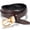 BlackCoffee, variant on Womens Belts Reversible Leather Belts for Women Black Brown Belt for Jeans Dresses One Belt Reverse Two Side