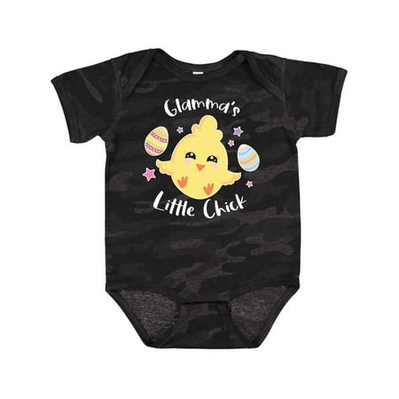 

Inktastic Happy Easter Glamma s Little Chick Gift Baby Girl Bodysuit