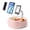 Snug Pink, variant on 3-in-1 Fluffy Lap Pillow Stand with Snack Bowl, Foldable Tablet Holder for Kindle iPad Phone, Hands-Free Reading Stand for Bed Sofa (Velvety Purple​)