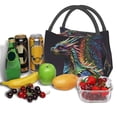 thumbnail image 3 of Easygdp Dragon with Colorful Tail Bolsa de Almuerzo Insulada Reutilizable, Bolsa de Mano y Bandolera para Oficina, Trabajo, Viajes, 3 of 6