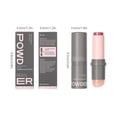 thumbnail image 3 of DEROL Dual Head Blush Stick Portable 2-in-1 Silicone Puff Head Soft Powder Texture Blusher, 3 of 8