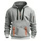 thumbnail image 2 of pstuiky Camisas suaves de manga larga para hombre, Sudadera deportiva informal con capucha y mangas largas para hombre top de hombre xxl, 2 of 6